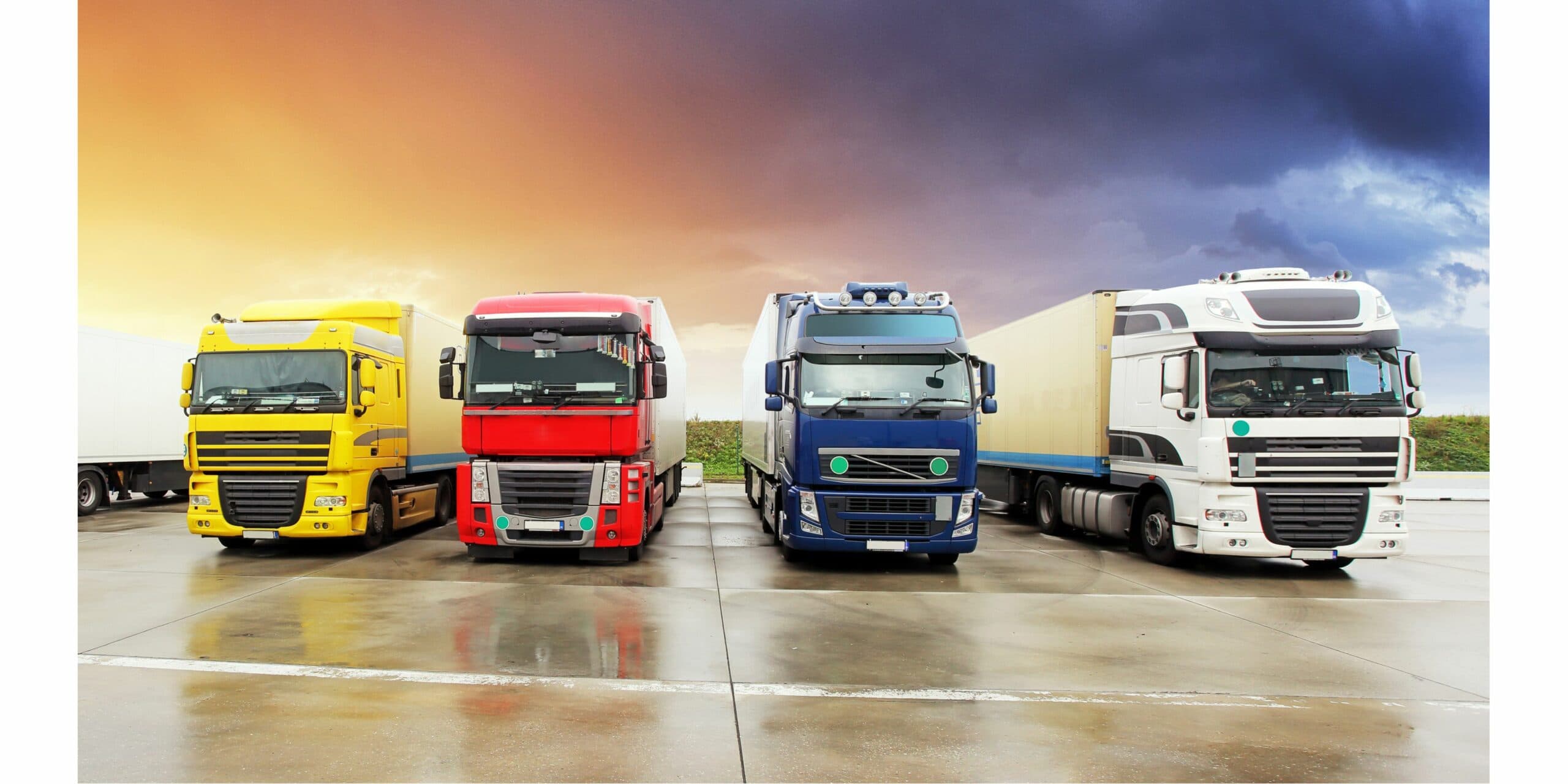 fleet of trucks
