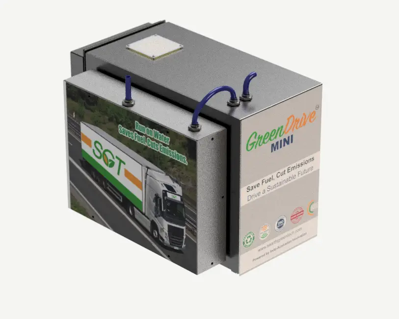 Saarthi GreenDrive Mini for 24V vehicles for fuel and emission reduction