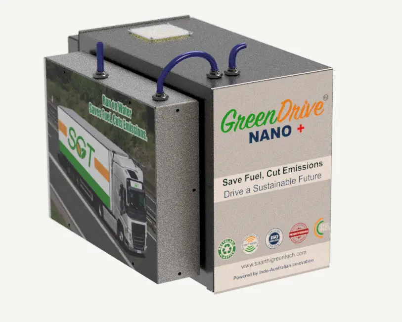 Saarthi GreenDrive Nano Plus Diesel Hydrogen Hybrid system for fuel and emission reduction